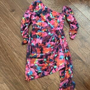 Colorful Asymmetrical Dress